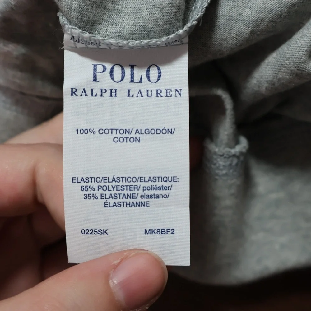 Polo Ralph Lauren Pajama Set Mens M Blue Grey Polo Bear Winter Preppy $99 NWT